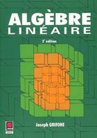 Couverture du livre « Algèbre linéaire (2e édition) » de Joseph Grifone aux éditions Cepadues