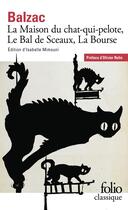 Couverture du livre « La Maison du Chat-qui-pelote et autres nouvelles » de Honoré De Balzac aux éditions Folio