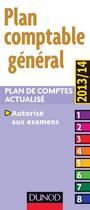 Couverture du livre « Plan comptable général ; plan de comptes actualisé (édition 2013/2014) » de Christian Raulet aux éditions Dunod