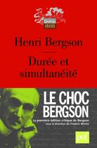 Couverture du livre « Durée et simultanéité (4e édition) » de Henri Bergson aux éditions Puf