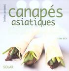 Couverture du livre « Canapés asiatiques » de Fiona Smith aux éditions Solar