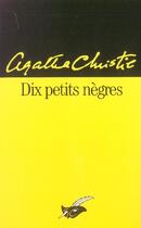 Couverture du livre « Dix petits nègres » de Agatha Christie aux éditions Editions Du Masque