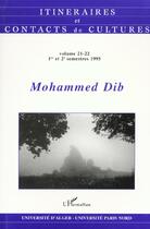 Couverture du livre « Mohammed dib » de Itineraires Et Conta aux éditions L'harmattan