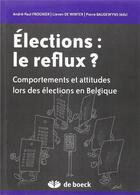 Couverture du livre « Élections : le reflux » de  aux éditions De Boeck Superieur