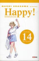 Couverture du livre « Happy ! édition de luxe Tome 14 : match point » de Naoki Urasawa aux éditions Panini