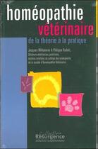 Couverture du livre « L'homéopathie vétérinaire » de Millemann/Osdoit aux éditions Marco Pietteur