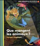 Couverture du livre « Que mangent les animaux ? » de  aux éditions Gallimard-jeunesse