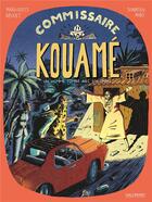 Couverture du livre « Commissaire Kouamé t.2 ; un homme tombe avec son ombre » de Marguerite Abouet et Donatien Mary aux éditions Gallimard Bd