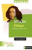 Couverture du livre « Spinoza ; éthique ; appendices aux parties I et IV » de Denis Huisman aux éditions Nathan