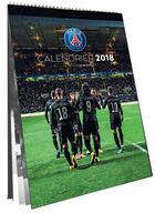 Couverture du livre « Calendrier officiel du psg 2018 » de  aux éditions Solar