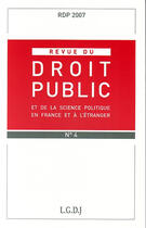 Couverture du livre « (édition avril 2007) » de  aux éditions Lgdj