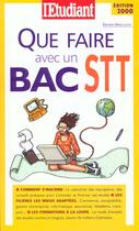 Couverture du livre « Que faire avec un bac stt » de Bruno Magliulo aux éditions L'etudiant