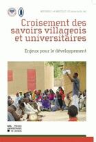 Couverture du livre « Croisement des savoirs villageois et universitaires » de Amoukou et Wautelet aux éditions Pu De Louvain