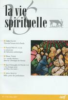 Couverture du livre « La vie spirituelle n 770 » de  aux éditions Cerf