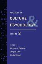 Couverture du livre « Advances in Culture and Psychology: Volume 2 » de Hong Ying-Yi aux éditions Oxford University Press Usa