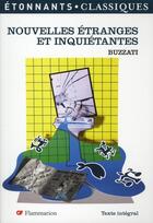Couverture du livre « Nouvelles etranges et inquietantes » de Dino Buzzati aux éditions Flammarion