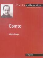 Couverture du livre « Comte » de Grange aux éditions Ellipses