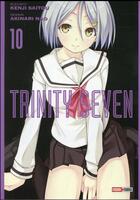 Couverture du livre « Trinity Seven Tome 10 » de Kenji Saito et Akinari Nao aux éditions Panini