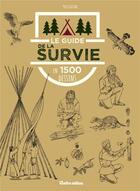 Couverture du livre « Le guide de la survie en bande dessinée » de Yves Gustin aux éditions Rustica