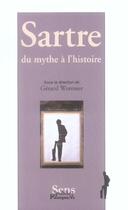 Couverture du livre « Sartre du mythe a l'histoire » de Gerard Wormser aux éditions Parangon