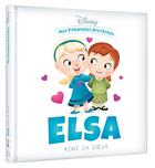 Couverture du livre « Mes premières histoires : Elsa aime sa soeur » de Disney aux éditions Disney Hachette