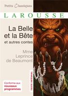 Couverture du livre « La Belle et la Bête et autres contes » de Jeanne-Marie Leprince De Beaumont aux éditions Larousse