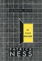Couverture du livre « Et plus encore » de Patrick Ness aux éditions Gallimard-jeunesse