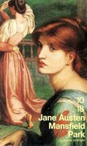 Couverture du livre « Mansfield park » de Jane Austen aux éditions 10/18