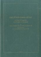 Couverture du livre « Des etats dans l etat » de Donnadieu Jean-Pierr aux éditions Droz