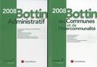 Couverture du livre « Coffret bottin administratif t.1 ; coffret bottin des communes et de l'intercommunalité t.2 (édition 2008) » de Litec aux éditions Lexisnexis