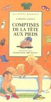 Couverture du livre « Comptines de la tete aux pieds - les petits bonheurs » de Corinne Albaut aux éditions Actes Sud