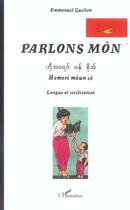 Couverture du livre « Parlons mon » de Emmanuel Guillon aux éditions L'harmattan