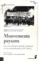 Couverture du livre « MOUVEMENTS PAYSANS » de Centre De Recherches aux éditions Pu De Rennes