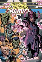 Couverture du livre « L'histoire de l'univers Marvel » de Mark Waid et Javier Rodriguez aux éditions Panini