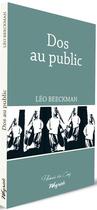 Couverture du livre « Dos au public » de Leo Beeckman aux éditions Weyrich