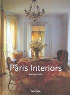 Couverture du livre « Paris interiors-trilingue » de  aux éditions Taschen