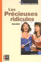 Couverture du livre « Les précieuses ridicules » de Moliere aux éditions Bordas