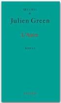 Couverture du livre « L'autre » de Julien Green aux éditions Fayard