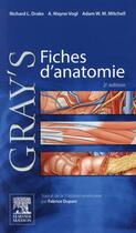 Couverture du livre « Gray's ; fiches d'anatomie » de  aux éditions Elsevier-masson
