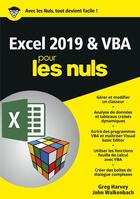 Couverture du livre « Excel 2019 & VBA » de Greg Harvey et John Walkenbach et Jean-Pierre Cano aux éditions First Interactive