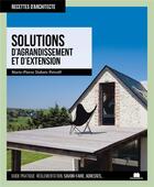 Couverture du livre « Solutions d'agrandissement et d'extension » de Marie-Pierre Dubois-Petroff aux éditions Massin