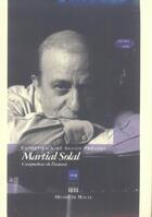 Couverture du livre « Martial solal (+ dvd rom) » de Xavier Prevost aux éditions Michel De Maule