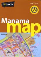 Couverture du livre « **manama map » de  aux éditions Explorer