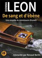 Couverture du livre « De sang et d'ébène » de Donna Leon aux éditions Sixtrid