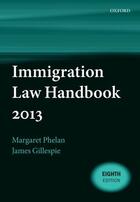 Couverture du livre « Immigration Law Handbook 2013 » de Gillespie James aux éditions Oup Oxford