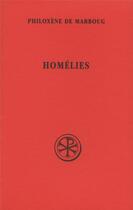 Couverture du livre « Homélies » de Philoxene De Ma aux éditions Cerf