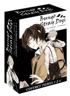 Couverture du livre « Bungô Stray dogs : coffret Tomes 1 à 4 » de Kafka Asagiri et Harukawa35 aux éditions Ototo