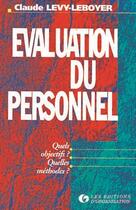 Couverture du livre « Evaluation Du Personnel » de Leboyer Levy aux éditions Organisation