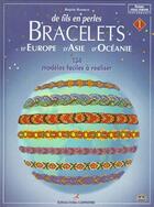 Couverture du livre « De fils en perles bracelets » de Brigitte Bonnave aux éditions Editions Carpentier
