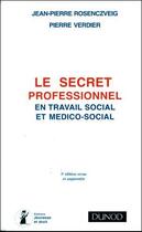 Couverture du livre « Secret prof. trav.social 2011 - jsec3 » de  aux éditions Jeunesse Et Droit